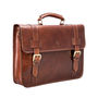 Mens Leather Backpack Briefcase. 'The Micheli', thumbnail 6 of 12