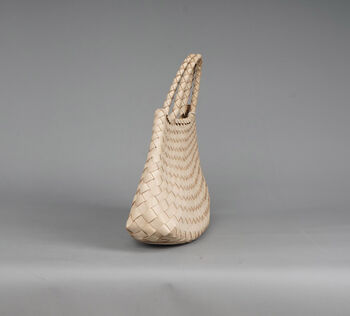 Hand Weaving Leather Bag Tote, 4 of 12