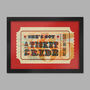 Ticket To Ride Music Poster Print, thumbnail 1 of 4