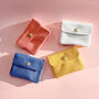 Personalised Colourful Leather Button Coin Purse, thumbnail 1 of 6