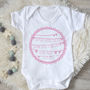 Baby 'Bunting' Personalised Vest, thumbnail 2 of 4