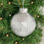 Personalised Feathers Appear Glass Memorial Bauble, thumbnail 4 of 5