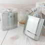 Personalised Satin Contrasting Hip Flask, thumbnail 1 of 6