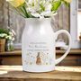 Personalised Spring Bunny Jug Vase, thumbnail 2 of 6