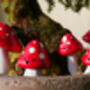 Mini Mushroom Plant Pot Markers, thumbnail 1 of 4