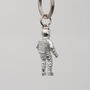 Astronaut Pewter Key Ring, thumbnail 4 of 4