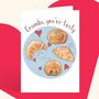 Crumbs, You're Tasty Valentine Card, thumbnail 1 of 2