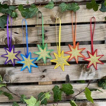 Star Shape Rainbow Decoration Set, 7 of 9