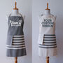 Personalised Cotton Apron, Tea Towel, Sustainable Gift, thumbnail 10 of 12