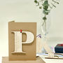 Personalised Initial Letter Birthday Cards, thumbnail 2 of 12