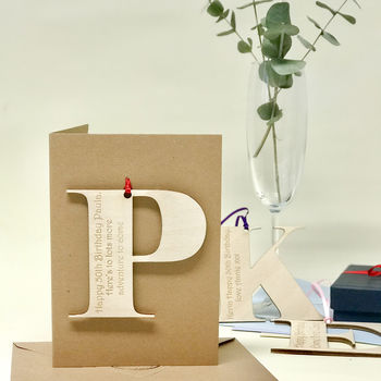 Personalised Initial Letter Birthday Cards, 2 of 12