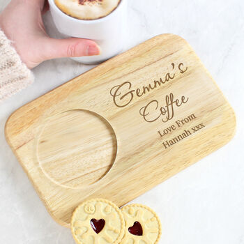 Personalised Cheese And Wine Coaster Tray, 4 of 4