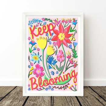 Unicorn And Floral Nursery Print Set – Set Of Nine Whimsical Wall Art Prints, 9 of 12