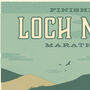 Personalised Loch Ness Marathon Print, Unframed, thumbnail 2 of 4