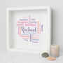 Personalised 30th Birthday Word Art Gift For Her, thumbnail 1 of 10