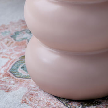 Essie Curvy Side Table In Desert Rose, 2 of 4