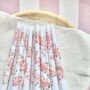 Hand Painted Blush Pink Peony Garland Taper Candles, thumbnail 5 of 6