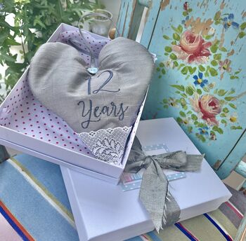 Silk Anniversary Heart, 4 of 12