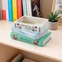 Jane Austen Stacked Book Lovers Ceramic Planter, thumbnail 7 of 7
