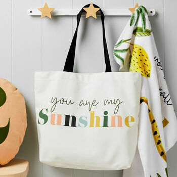 Children's You Are My Sunshine Nursery Changing Bag, 2 of 2
