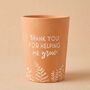 Thank You Teacher Gift Plant Pot For Indoor Plants, thumbnail 2 of 4