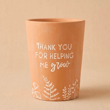Thank You Teacher Gift Plant Pot For Indoor Plants, 2 of 4