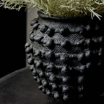 Massimo Black Cement Vase, 2 of 8