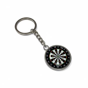 Personalised Dartboard Darts Key Chain/Keyring, 10 of 11