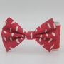 Red Smudge Dog Bow Tie, thumbnail 2 of 5