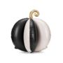 3D Black And White Pumpkin Standing Foil Balloon, thumbnail 1 of 2