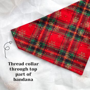 Merry Woofmas Dog Bandana, 5 of 6