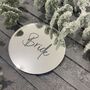 Round Laser Engraved Mirror Place Setting, thumbnail 2 of 6