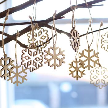 Christmas Snowflake Baubles, 2 of 4