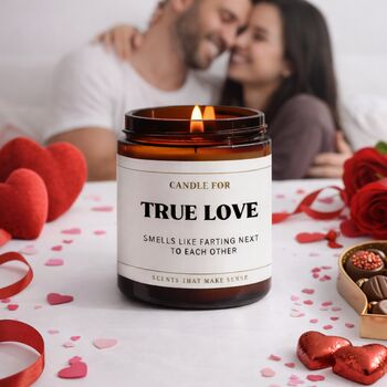 Funny Valentines Gifts For Him True Love Candle For Couples, 6 of 10
