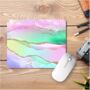 Personalised Rainbow Marble Mouse Mat, thumbnail 2 of 4