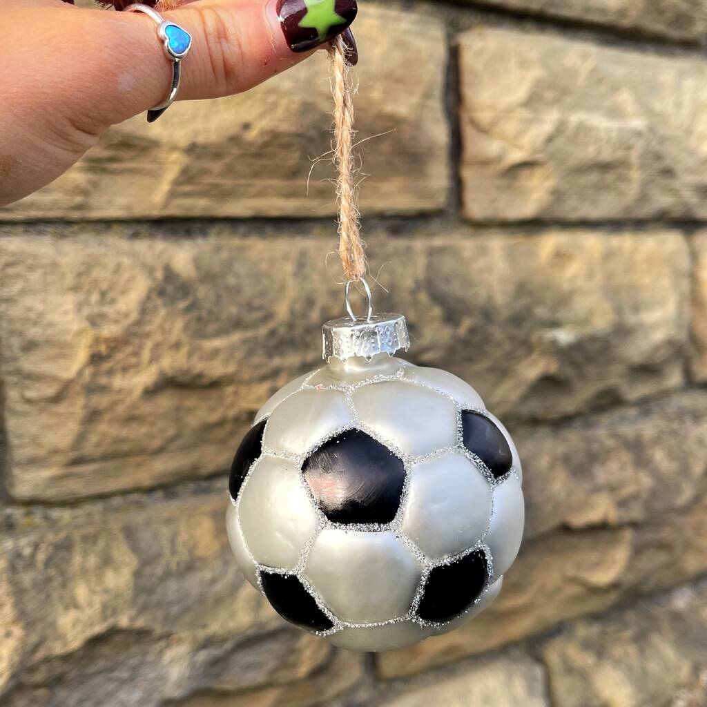 Christmas Football Tree Decoration, 1 of 3
