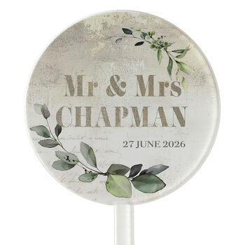 Personalised Wedding Keepsake Cake Topper, 5 of 5