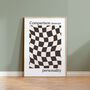 Checkered Comparison Destroys Personality Quote Print, thumbnail 1 of 4
