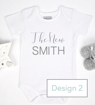 Personalised Bodysuit Baby Gift Hamper, 7 of 9