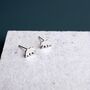 Sterling Silver Bear Stud Earrings, thumbnail 5 of 7