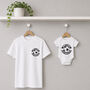 Personalised First Father's Day Daddy And Me Matching Set Football, thumbnail 2 of 3