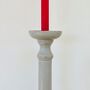 Hand Painted Extra Large Vintage Pillar Candle Holder, thumbnail 5 of 6