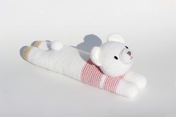Personalised Polar Bear Bed Teddy, 6 of 9