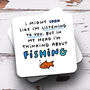 Personalised Mug 'Thinking About Fishing', thumbnail 2 of 3