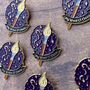 Artist Brush My Wand Of Choice Enamel Pin | Art Stocking Filler Gif, thumbnail 1 of 4