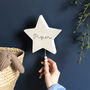 Personalised Wooden Musical Star Name Wall Hanging, thumbnail 1 of 2