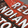 Red Indian Motor Oil Sign, thumbnail 4 of 4