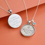 Luxury 60th Birthday Sixpence Birthstone Necklace, thumbnail 3 of 10