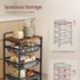Multi Tier Storage Trolley Pull Out Basket Shelf, thumbnail 4 of 7