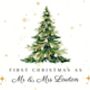 First Christmas As Mr And Mrs Scented Candle Gift For Newly Married Couple, thumbnail 7 of 8